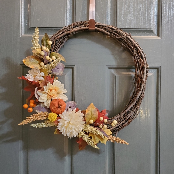 Handmade Fall Wreath - Picture 2 of 5